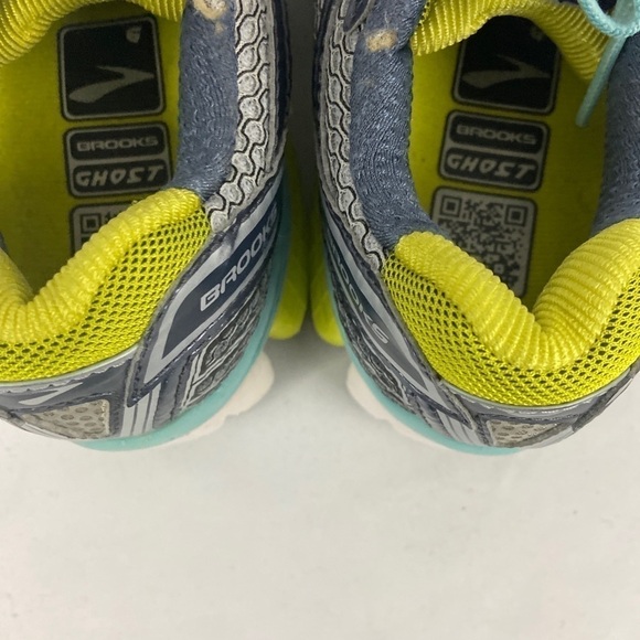 Brooks Ghost Womens Blue G7 Running Shoes Size 7.5 - Picture 5 of 12